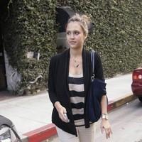 Jessica Alba out and about with a friend in Los Angeles